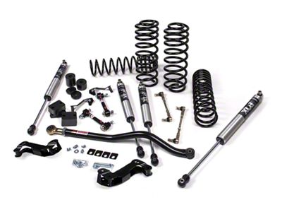JKS Manufacturing 3 to 3.50-Inch J-Kontrol Standard Coil Suspension Lift Kit with FOX 2.0 Performance Series Shocks (20-25 3.6L Jeep Gladiator JT, Excluding Mojave)