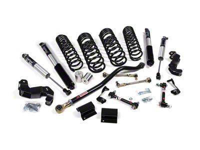 JKS Manufacturing 3 to 3.50-Inch J-Kontrol Standard Coil Suspension Lift Kit with FOX 2.5 Performance Series Shocks (20-25 3.6L Jeep Gladiator JT, Excluding Mojave)
