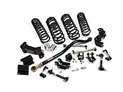 JKS Manufacturing 3 to 3.50-Inch J-Kontrol Standard Coil Suspension Lift Kit with Shock Extension Brackets (20-25 3.6L Jeep Gladiator JT, Excluding Mojave)