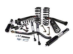 JKS Manufacturing 1.50-Inch J-Spec Suspension Lift Kit with FOX 2.5 IFP Performance Series Shocks and Front Lower Control Arms (18-26 Jeep Wrangler JL, Excluding 4xe, EcoDiesel & Rubicon 392)