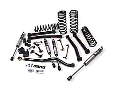 JKS Manufacturing 2.50-Inch J-Konnect Heavy Duty Rate Coil Suspension Lift Kit with FOX 2.5 IFP Performance Series Shocks (18-26 Jeep Wrangler JL 4-Door, Excluding 4xe & Rubicon 392)