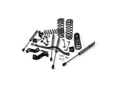 JKS Manufacturing 2.50-Inch J-Kontrol Standard Rate Coil Suspension Lift Kit with FOX Adventure Series Shocks (18-25 Jeep Wrangler JL 4-Door, Excluding 4xe & Rubicon 392)