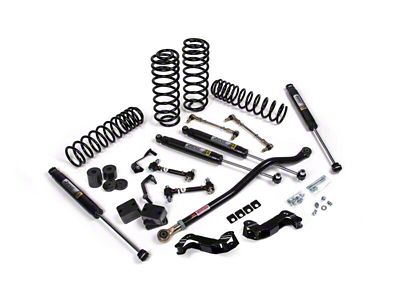 JKS Manufacturing 2.50-Inch J-Kontrol Standard Rate Coil Suspension Lift Kit with Jspec Shocks (18-25 Jeep Wrangler JL 4-Door, Excluding 4xe & Rubicon 392)