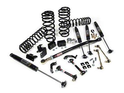 JKS Manufacturing 2.50-Inch J-Venture Heavy Duty Rate Coil Suspension Lift Kit with Jspec Shocks (18-25 Jeep Wrangler JL 4-Door, Excluding 4xe & Rubicon 392)