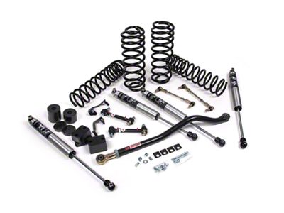 JKS Manufacturing 3-Inch J-Venture Heavy Duty Rate Coil Suspension Lift Kit with FOX 2.5 IFP Performance Series Shocks (18-25 Jeep Wrangler JL 2-Door)