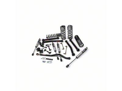 JKS Manufacturing 3.50-Inch J-Konnect Standard Rate Coil Suspension Lift Kit with FOX 2.0 Performance Series Shocks (18-25 Jeep Wrangler JL 4-Door, Excluding 4xe & Rubicon 392)