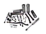 JKS Manufacturing 3.50-Inch J-Konnect Heavy Duty Rate Coil Suspension Lift Kit with Jspec Shocks (18-25 Jeep Wrangler JL 4-Door, Excluding 4xe & Rubicon 392)