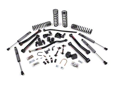 JKS Manufacturing 3.50-Inch J-Konnect Suspension Lift Kit with FOX 2.0 Performance Series Shocks (07-18 Jeep Wrangler JK 2-Door)