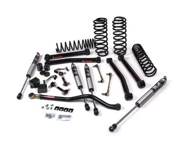 JKS Manufacturing 3.50-Inch J-Konnect Suspension Lift Kit with FOX 2.0 Performance Series Shocks (20-23 3.0L EcoDiesel Jeep Wrangler JL)