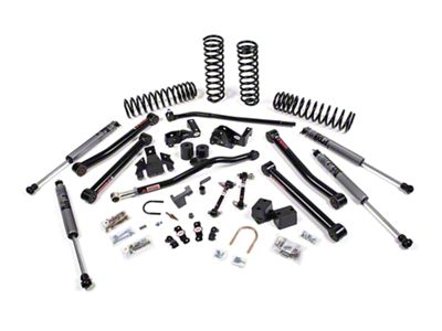 JKS Manufacturing 3.50-Inch J-Konnect Suspension Lift Kit with FOX Adventure Series Shocks (07-18 Jeep Wrangler JK 2-Door)