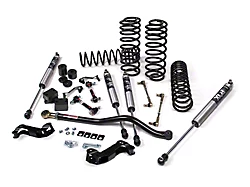 JKS Manufacturing 3.50-Inch J-Kontrol Heavy Duty Rate Coil Suspension Lift Kit with Jspec Shocks (18-25 Jeep Wrangler JL 4-Door, Excluding 4xe & Rubicon 392)