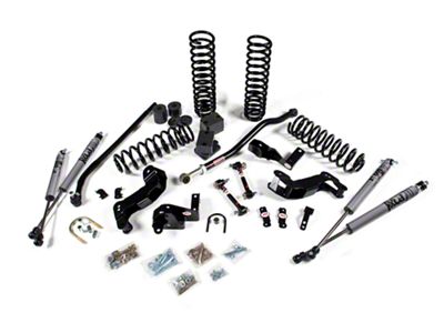 JKS Manufacturing 3.50-Inch J-Kontrol Suspension Lift Kit with FOX 3.5 Performance Elite Series Shocks (07-18 Jeep Wrangler JK 4-Door)
