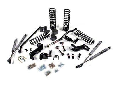 JKS Manufacturing 3.50-Inch J-Kontrol Suspension Lift Kit with FOX 3.5 Series Remote Reservoir Shocks (07-18 Jeep Wrangler JK 4-Door)