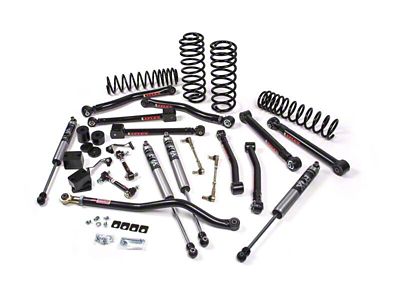 JKS Manufacturing 3.50-Inch J-Krawl Standard Rate Coil Suspension Lift Kit with FOX 2.0 Performance Series Shocks (18-25 Jeep Wrangler JL 4-Door, Excluding 4xe & Rubicon 392)