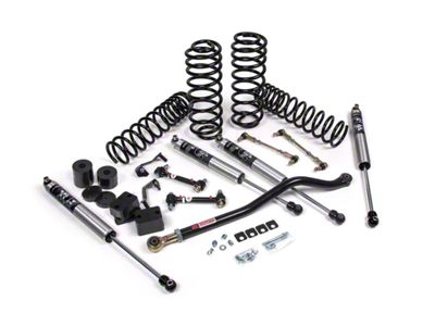 JKS Manufacturing 3.50-Inch J-Venture Suspension Lift Kit with FOX 2.0 Performance Series Shocks (20-23 3.0L EcoDiesel Jeep Wrangler JL)