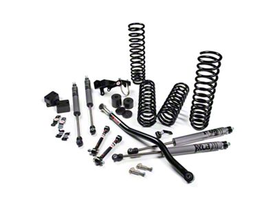 JKS Manufacturing 3.50-Inch J-Venture Suspension Lift Kit with FOX 2.5 Performance Elite Series Shocks (07-18 Jeep Wrangler JK 2-Door)