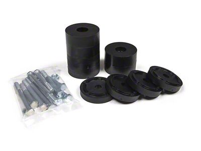 JKS Manufacturing Adjustable Front Bump Stops for 2 to 4-Inch Lift (18-25 Jeep Wrangler JL)