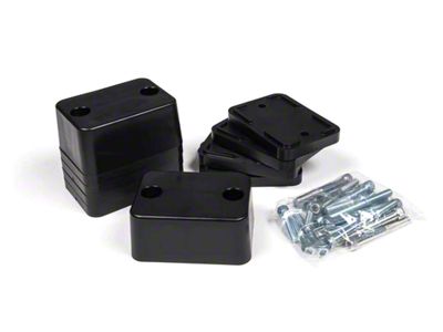 JKS Manufacturing Adjustable Rear Bump Stops for 2 to 4-Inch Lift (18-25 Jeep Wrangler JL)