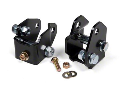 JKS Manufacturing Front Shock Extension Brackets for 0 to 2.50-Inch Lift (18-25 Jeep Wrangler JL)