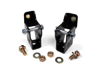 JKS Manufacturing Rear Shock Relocation Brackets for 0 to 2.50-Inch Lift (18-25 Jeep Wrangler JL)