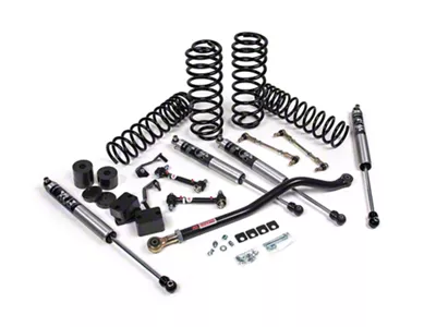 JKS Manufacturing 3-Inch J-Venture Standard Rate Coil Suspension Lift Kit with FOX Adventure Series Shocks (18-25 Jeep Wrangler JL 2-Door)