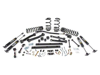 JKS Manufacturing 3-Inch Suspension Lift Kit with Jspec Shocks (97-02 Jeep Wrangler TJ)