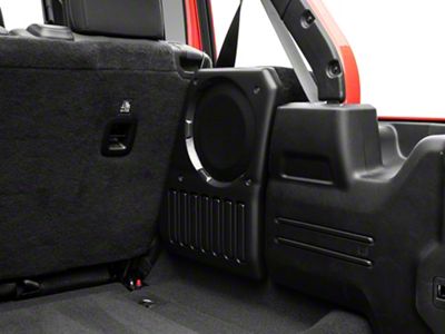 JL Audio Stealthbox; 2 OHMS; Passenger Side (18-25 Jeep Wrangler JL 4-Door)