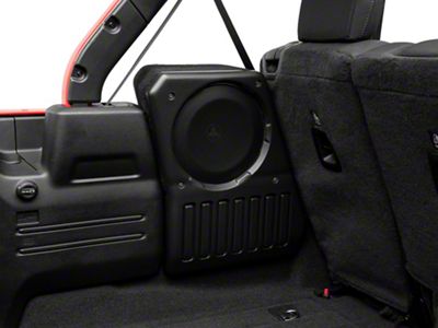 JL Audio Stealthbox; 2 OHMS; Driver Side (18-25 Jeep Wrangler JL 4-Door)