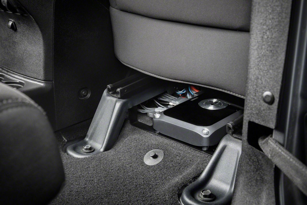 Jeep jk under seat amp mount deals