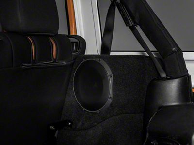 JL Audio Stealthbox Subwoofer with Cargo Area Enclosure; Passenger Side (07-18 Jeep Wrangler JK 4-Door)