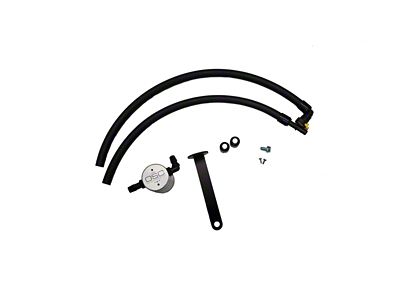 J&L 3.0 Oil Separator; Clear/Satin Anodized; Passenger Side (21-21.5 2.3L EcoBoost Bronco)