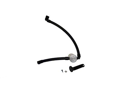 J&L 3.0 Oil Separator; Clear/Satin Anodized; Passenger Side (21-25 2.7L EcoBoost Bronco)
