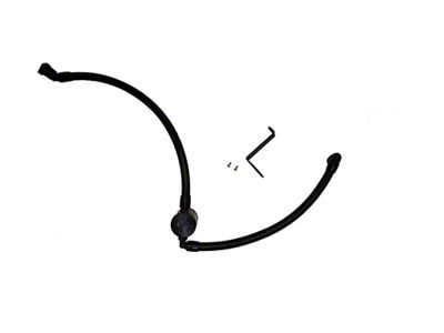 J&L 3.0 Oil Separator; Black Anodized; Driver Side (25-26 2.0L EcoBoost Bronco Sport)