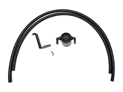 J&L 3.0 Oil Separator; Black Anodized; Passenger Side (05-19 2.5L Frontier)