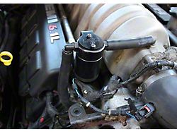 J&L 3.0 Oil Separator; Black Anodized; Passenger Side (06-10 Jeep Grand Cherokee WK SRT8)