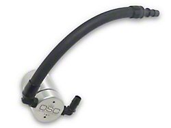 J&L 3.0 Oil Separator; Clear/Satin Anodized; Passenger Side (12-21 Jeep Grand Cherokee WK2 SRT8)