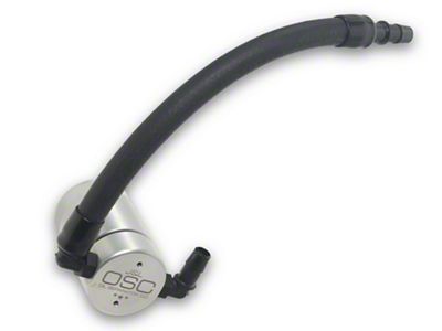 J&L 3.0 Oil Separator; Clear/Satin Anodized; Passenger Side (12-21 Jeep Grand Cherokee WK2 SRT8)