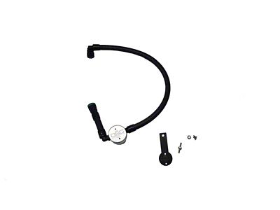 J&L 3.0 Oil Separator; Clear/Satin Anodized; Passenger Side (16-25 3.6L Jeep Grand Cherokee WK2 & WL)