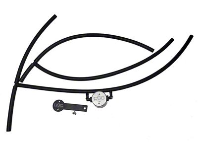 J&L 3.0 Oil Separator; Clear/Satin Anodized; Passenger Side (17-24 Titan)