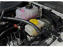 J&L 3.0 Oil Separator; Black Anodized; Driver Side (20-25 3.6L Jeep Gladiator JT)
