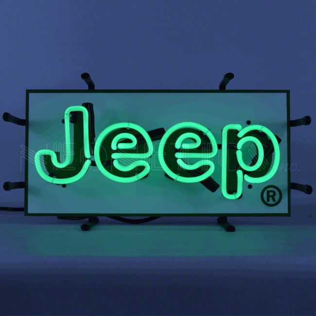 Jeep Wrangler American Legend Jeep 4x4 Neon Sign