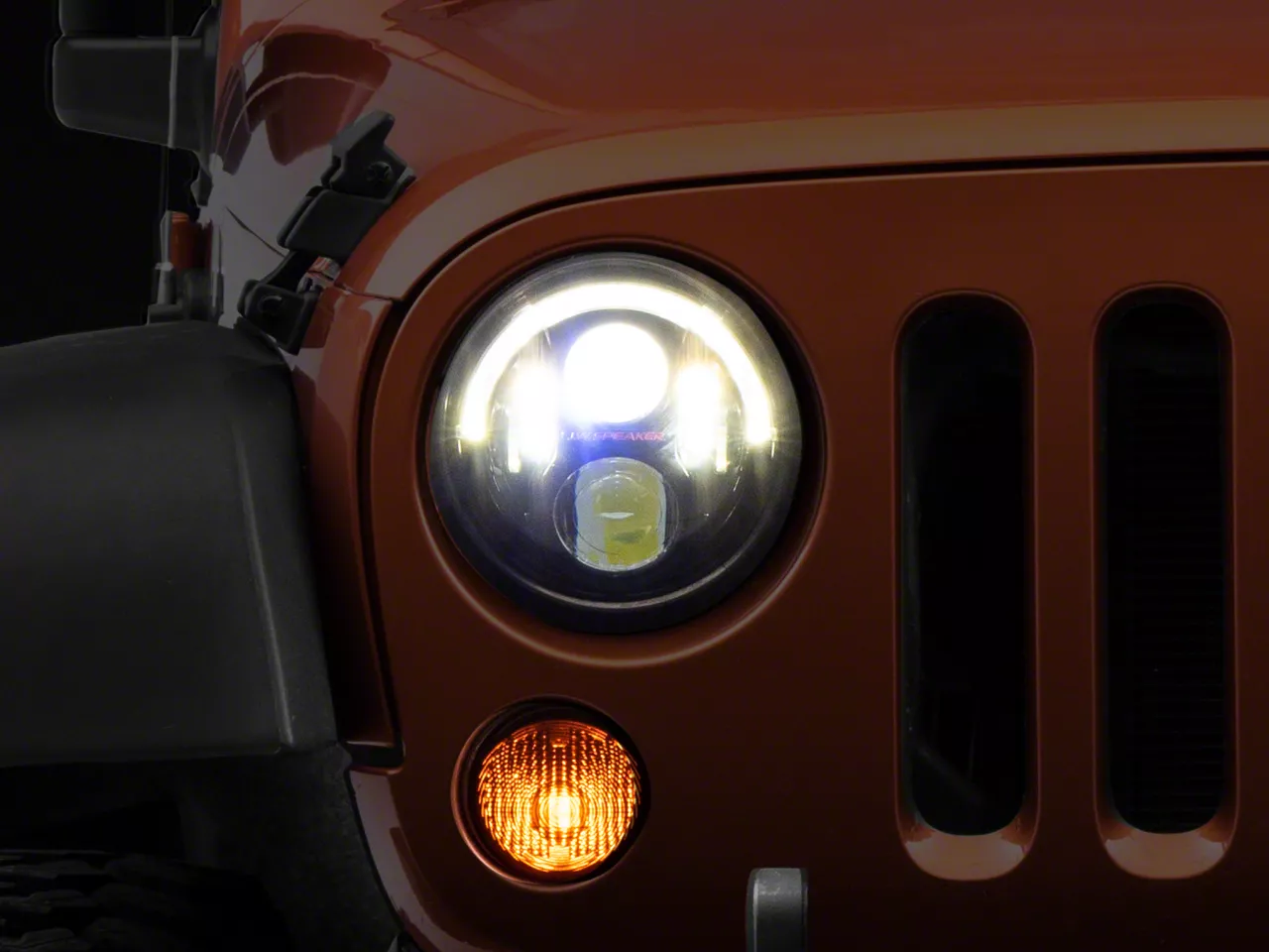 Jeep Wrangler Model 8700 Evolution J2 Series LED Headlights