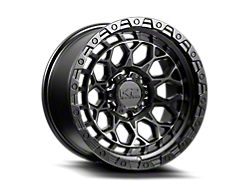 K2 Off-Road Punisher Matte Black/Grey Tint 6-Lug Wheel; 17x9; 0mm Offset (10-24 4Runner)