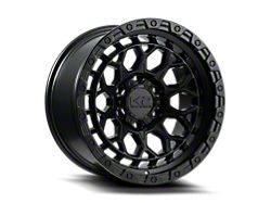 K2 Off-Road Punisher Matte Black 6-Lug Wheel; 17x9; 0mm Offset (24-26 Tacoma)