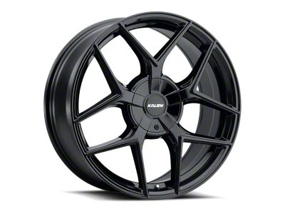 Kalon Falcon Gloss Black Wheel; 20x8.5; 38mm Offset (20-25 Jeep Gladiator JT)