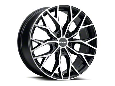 Kalon Inferno Gloss Black with Machined Face Wheel; 20x9; 18mm Offset (20-25 Jeep Gladiator JT)