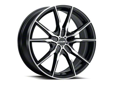 Kalon Pyro Gloss Black with Machined Face Wheel; 20x8.5; 38mm Offset (20-25 Jeep Gladiator JT)