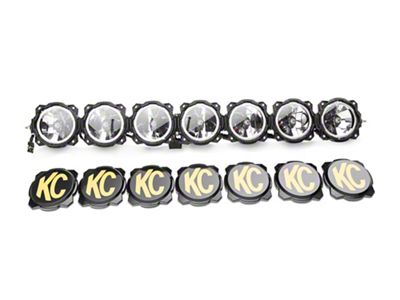 KC HiLiTES 45-Inch Gravity Pro6 7-Light LED Light Bar; Flood/Spot Combo Beam (Universal; Some Adaptation May Be Required)