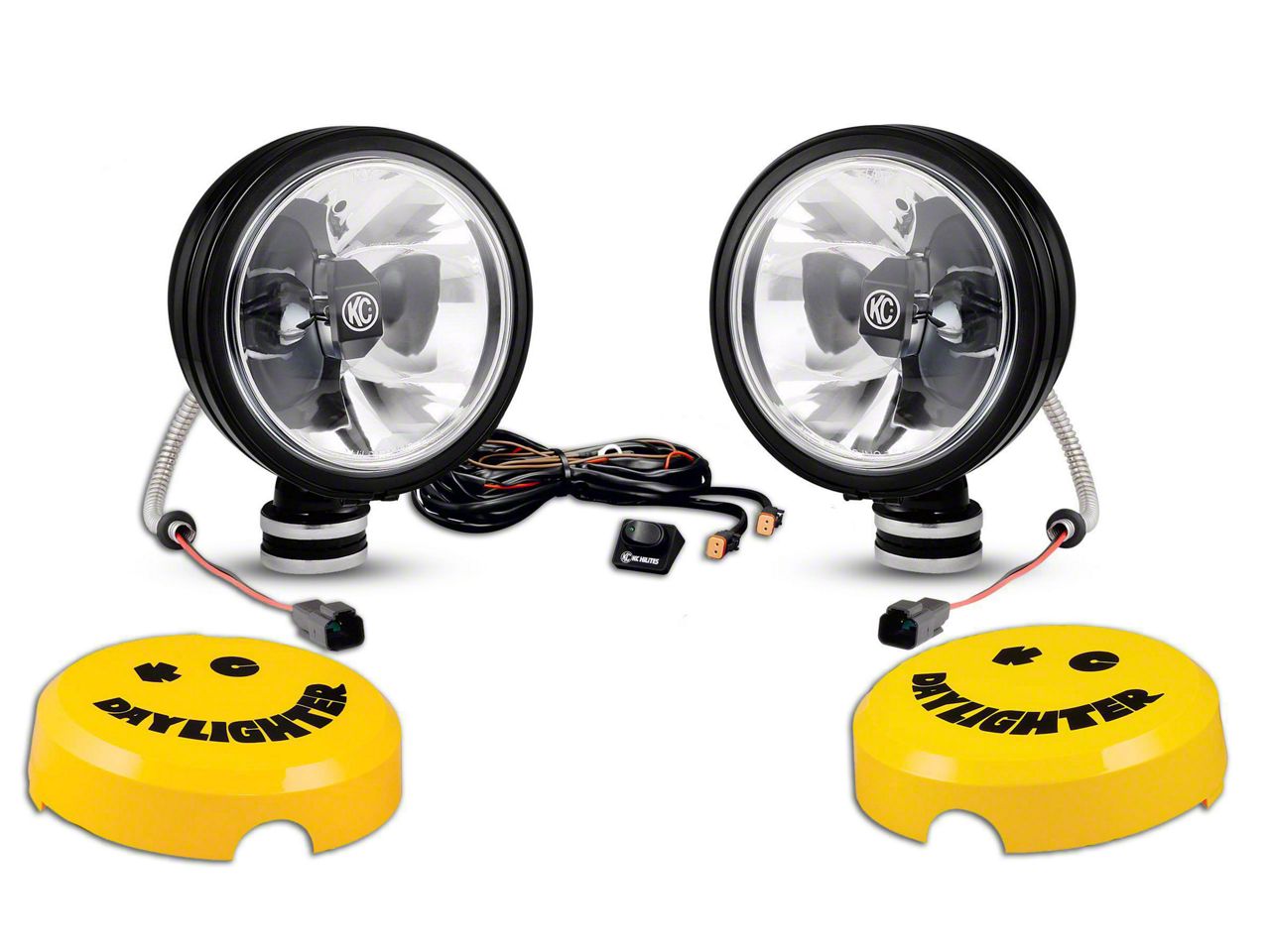 KC HiLiTES Tacoma 6-Inch Daylighter Halogen Lights; Spread