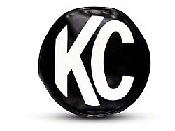 KC HiLiTES 5-Inch Apollo/Slimlite Cover; Black